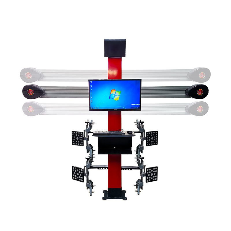 3d Four-wheel Aligner S5-A Integrated Single Screen-Moveable Beam