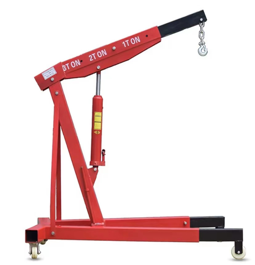 3t Engine crane; Unfoldable