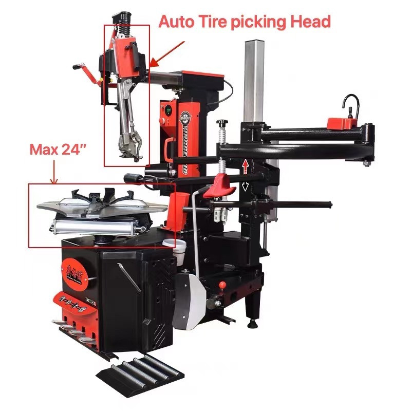 MC880-Fully auto Lean back Tire changer-Auto Picking Head